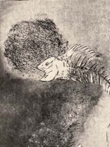 Detail: Fisch mit Mond