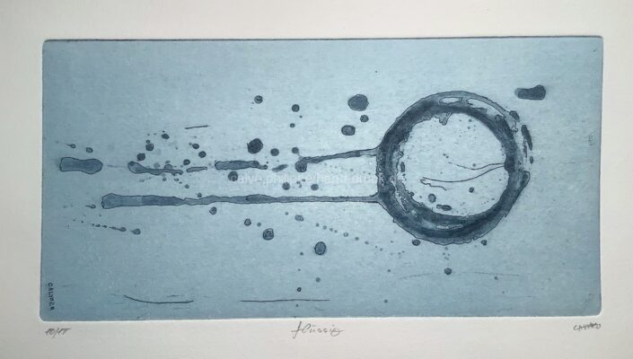 flüssig 10/15, blau