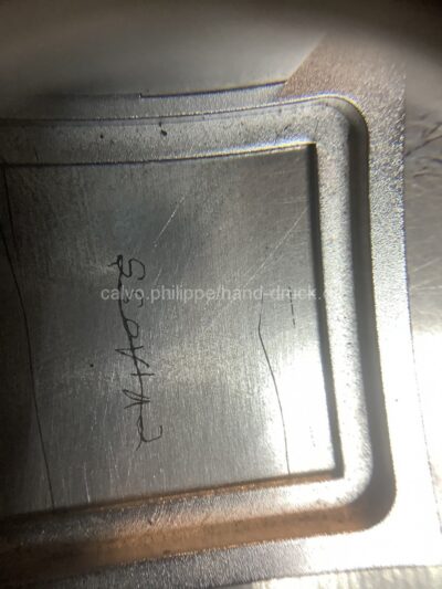 zwei Schnecken nach der Flut / Detail Platte I