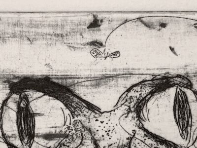 drei Fliegen / Detail