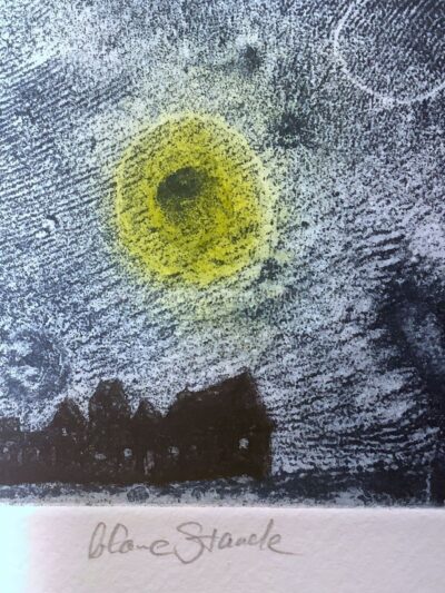 blaue Stunde / Detail III, Druck